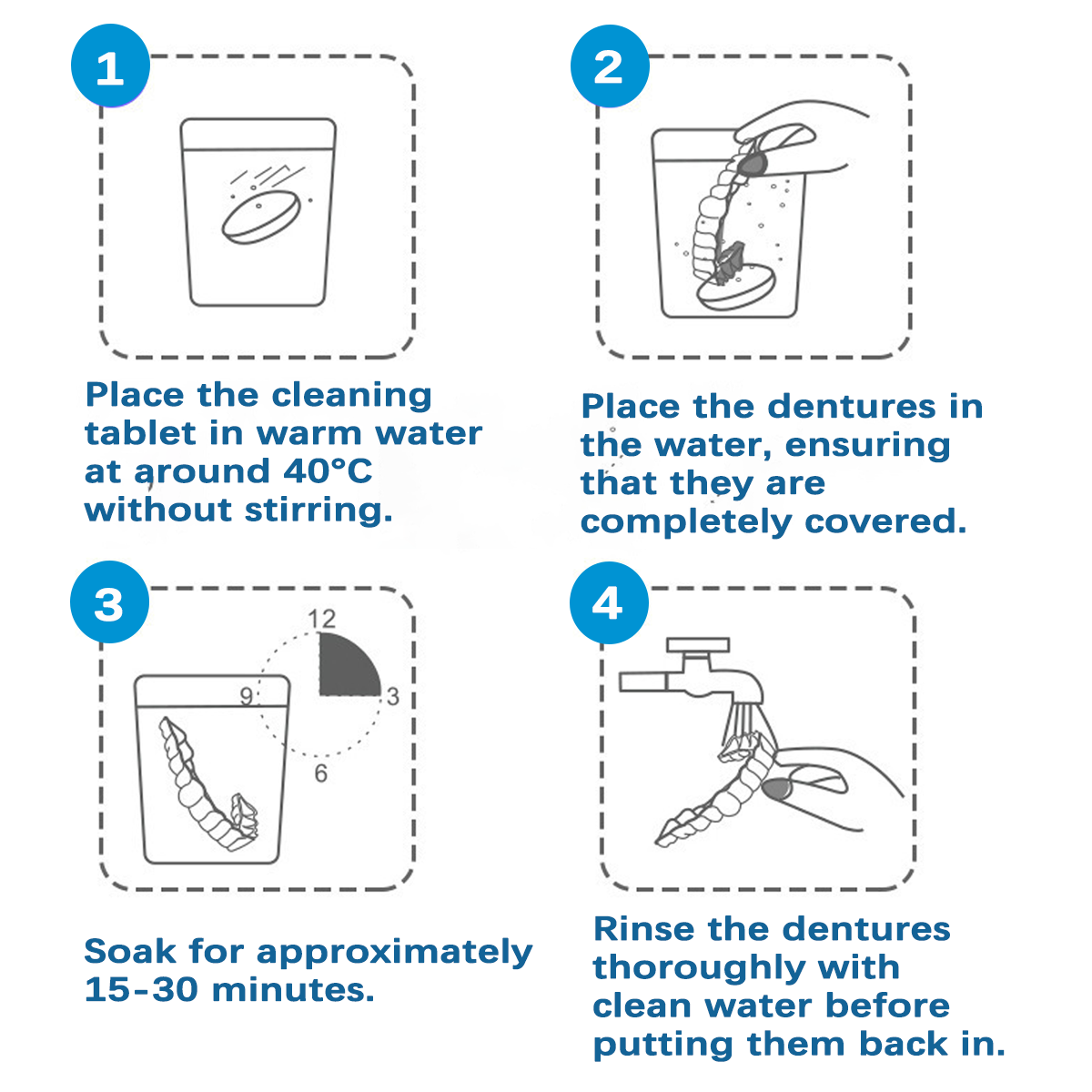 Cvreoz® Denture Cleaning Effervescent Tablets🦷