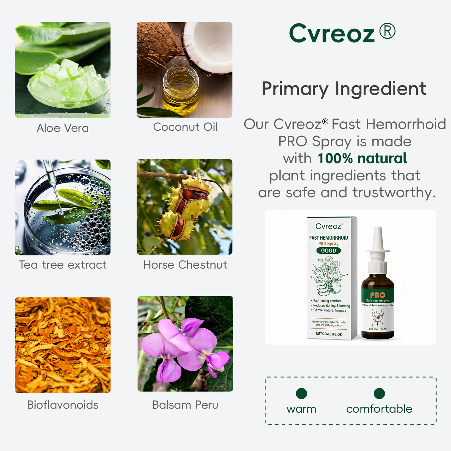 Cvreoz® Fast Hemorrhoid PRO Spray🍑
