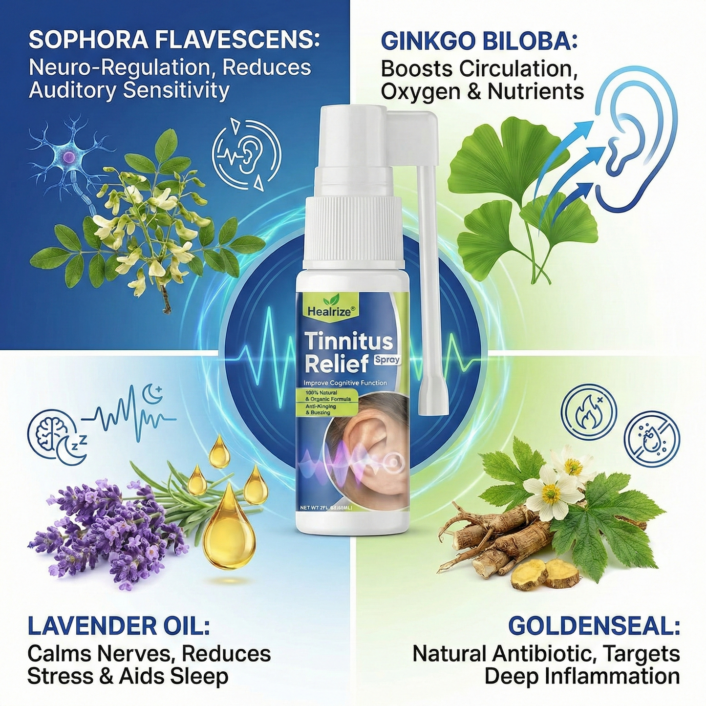 Healrize®Tinnitus Relief Spray
