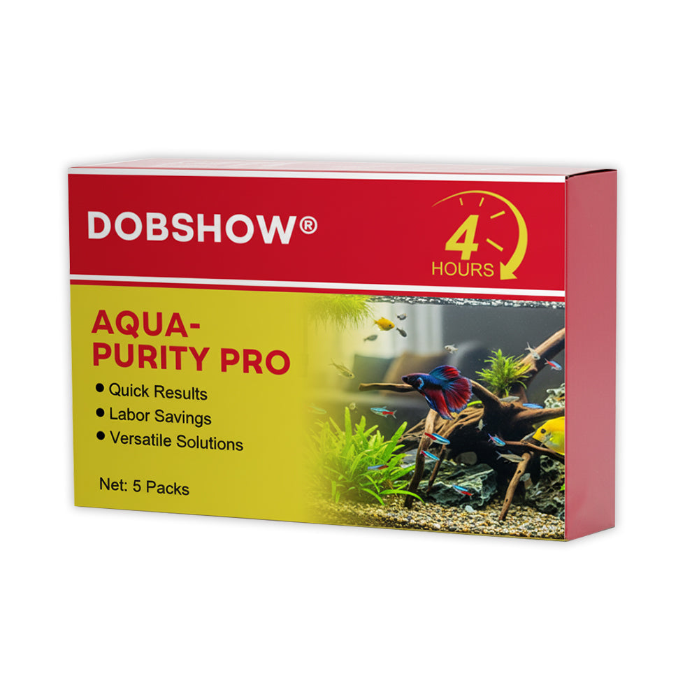 🏆Official Store | Dobshow® Aqua-Purity Pro ⚡ 4-in-1 Action – Clears cloudy water, boosts fish health