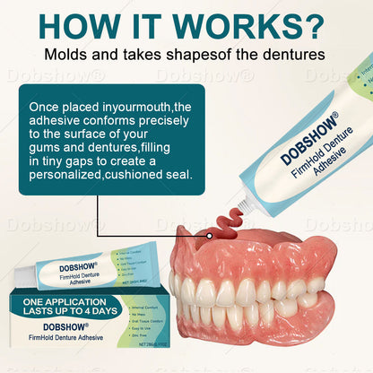 🎅𝘾𝙝𝙧𝙞𝙨𝙩𝙢𝙖𝙨 𝙎𝙖𝙡𝙚 | Dobshow® FirmHold Denture Adhesive