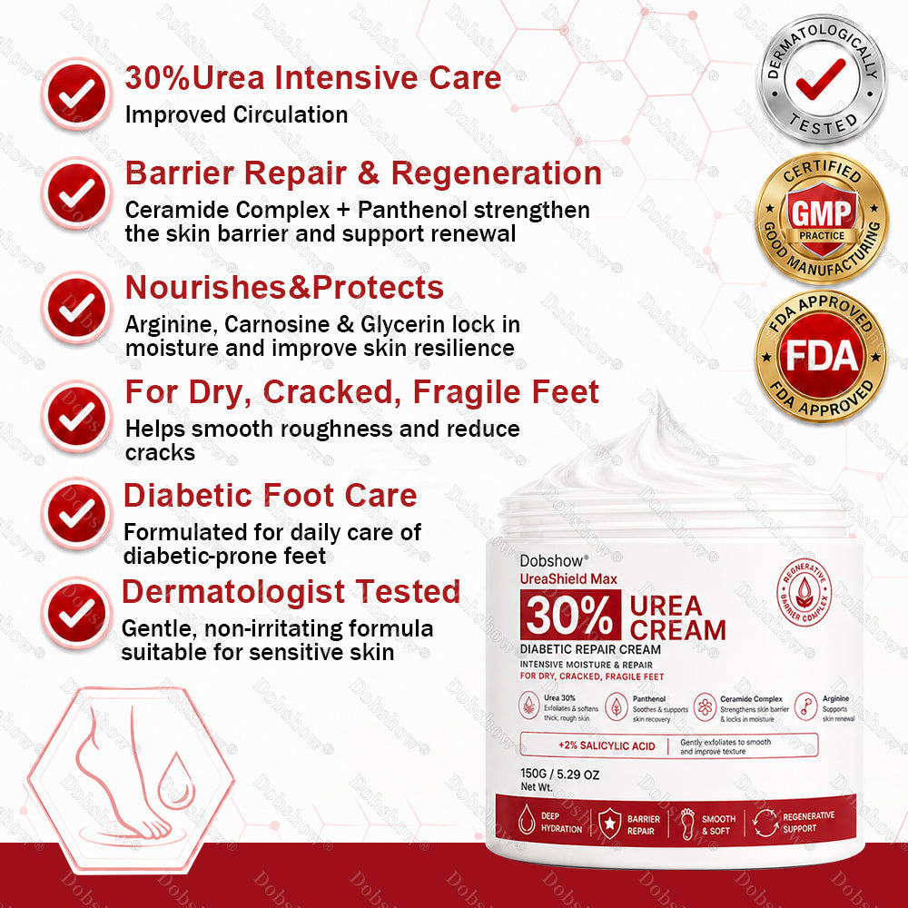 Dobshow® UreaShield Max 30% Diabetic Repair Cream