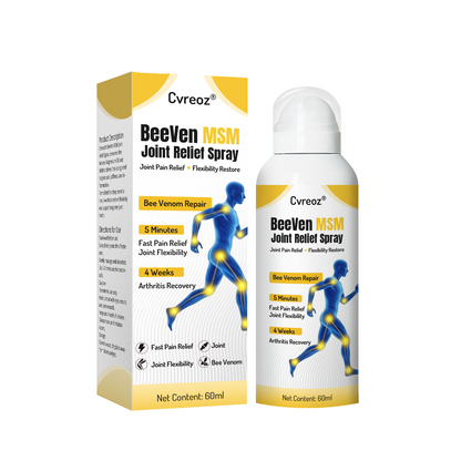 Cvreoz® BeeVen MSM Joint Relief Spray– Gentle Care for Aging Joints🎉