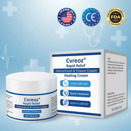🏆Official Store | Upgraded Formula 🌱 Cvreoz® Rapid Relief Hemorrhoid & Fissure Healing Cream