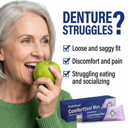 🔥𝙇𝙞𝙢𝙞𝙩𝙚𝙙-𝙏𝙞𝙢𝙚 𝙊𝙛𝙛𝙚𝙧| Dobshow® ComfortSeal Max Denture Adhesive