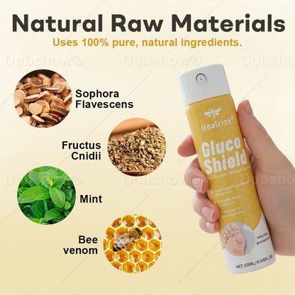 🔥 𝘽𝙚𝙨𝙩 𝙎𝙚𝙡𝙡𝙚𝙧 | Healrize® GlucoShield Bee Venom Wound Spray🐝