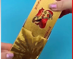 MCOIKY® Gold Foil Deluxe Poker Card