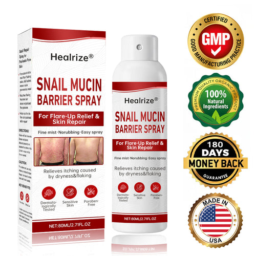 🚀Healrize® Snail Mucin Barrier Spray for Flare-Up Relief & Skin Repair