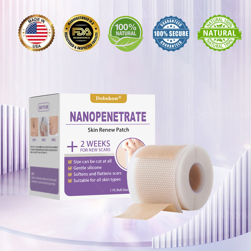 ✅ Complete skin confidence starts here Dobshow® NanoPenetrate Skin Renew Patch ✴️ Effective for all types of scars, stretch marks, blemishes, keloids, keratosis, acne, burns, warts, skin growths, and varicose veins.