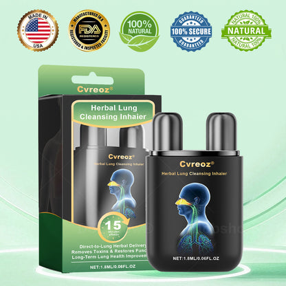 ✅Official Store| 𝐂𝐯𝐫𝐞𝐨𝐳® 𝐇𝐞𝐫𝐛𝐚𝐥 𝐋𝐮𝐧𝐠 𝐂𝐥𝐞𝐚𝐧𝐬𝐢𝐧𝐠 𝐈𝐧𝐡𝐚𝐢𝐞𝐫(🫁Cough, wheezing, shortness of breath, sputum, stuffy nose, bronchitis, bronchitis, allergy symptoms, lung discomfort💝)