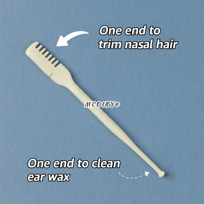 MCOIKY®  2-in-1 Nasal Hair Cutter, 2026 Upgraded Manual 360°