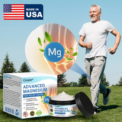Croaie® Advanced Magnesium Pain Relief Cream(Treats Arthritis, Neuropathy, Rheumatism, Sports Injuries & More)