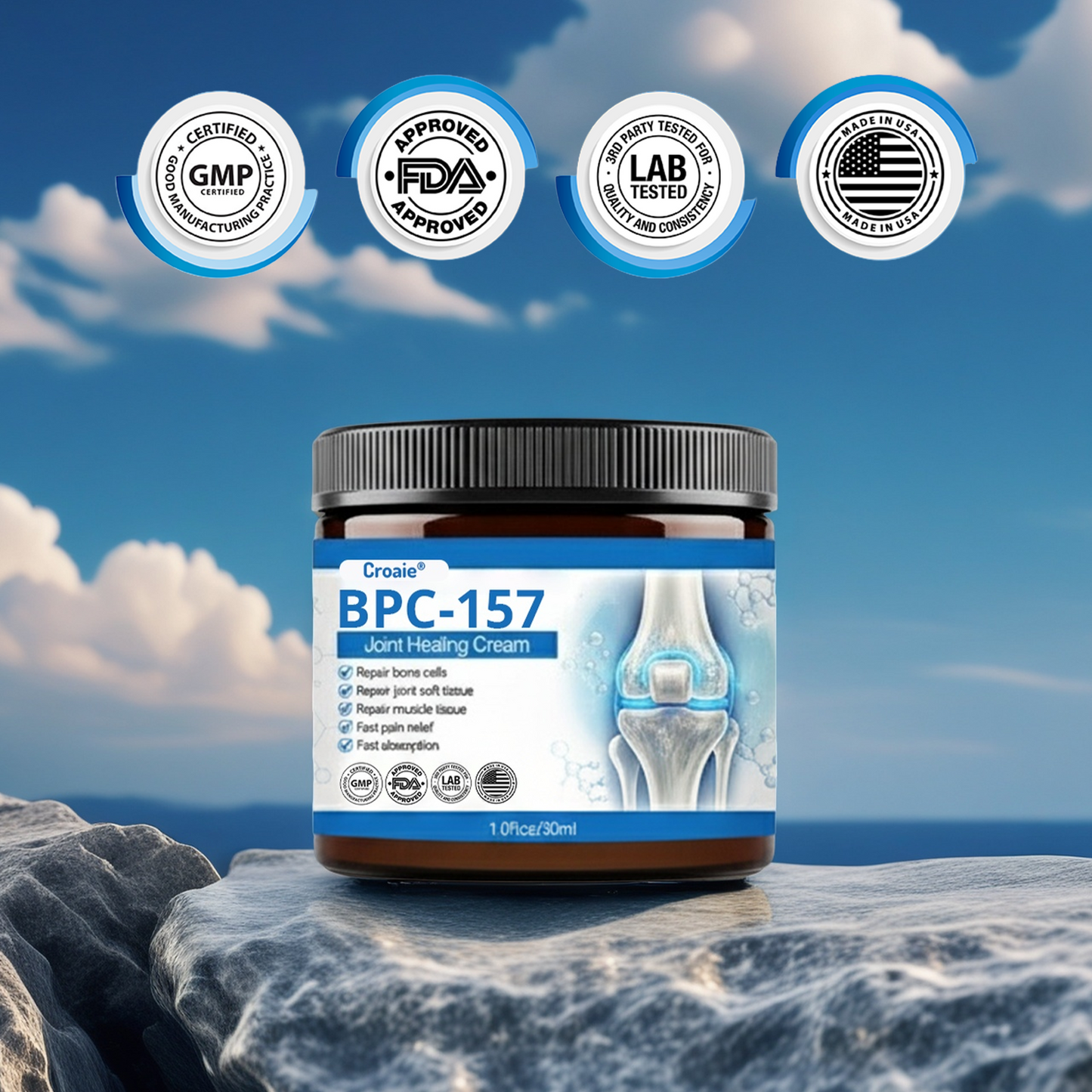 🔥HOT SALE 2025🔥 Croaie® BPC-157 Joint Healing Cream
