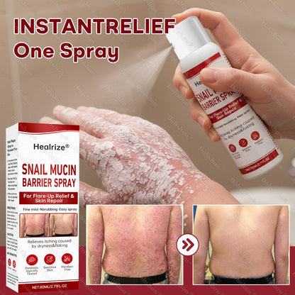 🚀Healrize® Snail Mucin Barrier Spray for Flare-Up Relief & Skin Repair