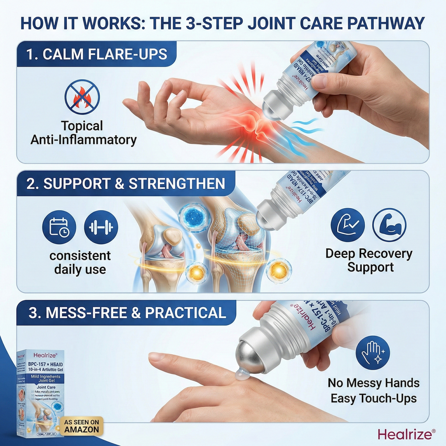 🗽𝐎𝐟𝐟𝐢𝐜𝐢𝐚𝐥 𝐒𝐭𝐨𝐫𝐞 🇺🇸 | Healrize® BPC-157 × NSAID 10-in-1 Arthritis Gel