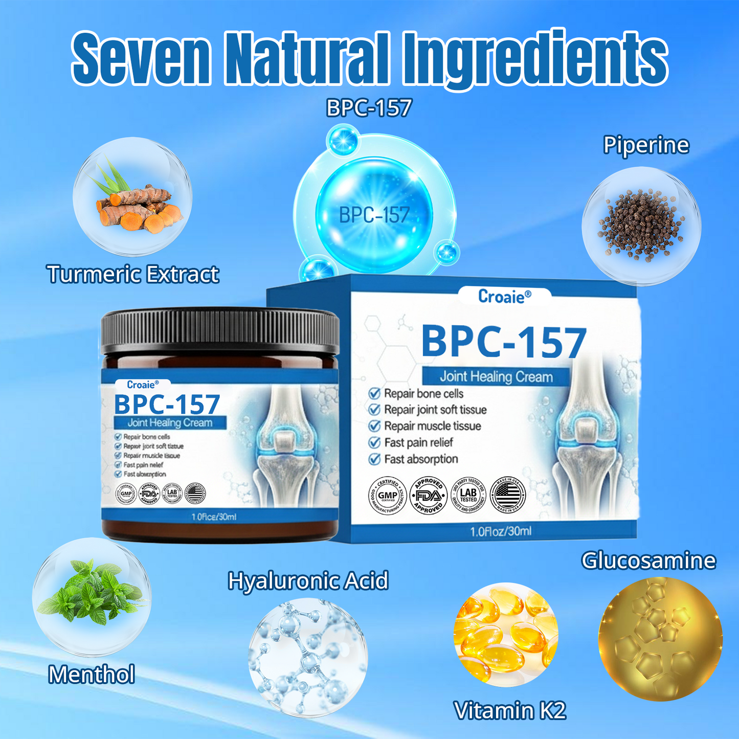 🔥HOT SALE 2025🔥 Croaie® BPC-157 Joint Healing Cream