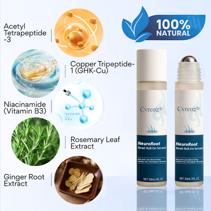 ✨𝙇𝙞𝙢𝙞𝙩𝙚𝙙-𝙏𝙞𝙢𝙚 𝙊𝙛𝙛𝙚𝙧   | Cvreoz® NeuroRoot Reset Roll-On Serum