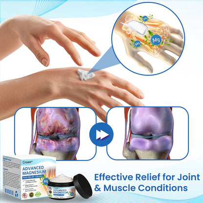 Croaie® Advanced Magnesium Pain Relief Cream(Treats Arthritis, Neuropathy, Rheumatism, Sports Injuries & More)