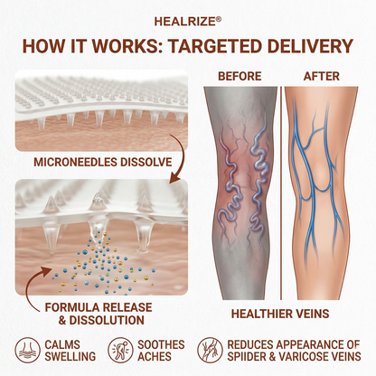 🔥 𝗕𝘂𝘆 𝟭 𝗚𝗲𝘁 𝟭 𝗙𝗥𝗘𝗘 | Healrize® DermaVein Microneedle Patch-𝘝𝘪𝘴𝘪𝘣𝘭𝘦 𝘝𝘦𝘪𝘯 𝘙𝘦𝘥𝘶𝘤𝘵𝘪𝘰𝘯 𝘚𝘺𝘴𝘵𝘦𝘮