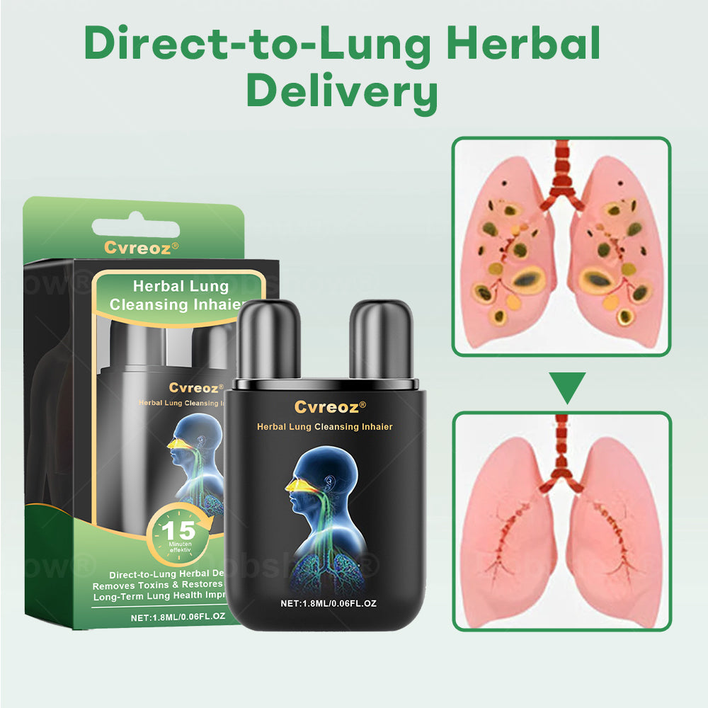 ✅Official Store| 𝐂𝐯𝐫𝐞𝐨𝐳® 𝐇𝐞𝐫𝐛𝐚𝐥 𝐋𝐮𝐧𝐠 𝐂𝐥𝐞𝐚𝐧𝐬𝐢𝐧𝐠 𝐈𝐧𝐡𝐚𝐢𝐞𝐫(🫁Cough, wheezing, shortness of breath, sputum, stuffy nose, bronchitis, bronchitis, allergy symptoms, lung discomfort💝)