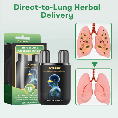 ✅Official Store| 𝐂𝐯𝐫𝐞𝐨𝐳® 𝐇𝐞𝐫𝐛𝐚𝐥 𝐋𝐮𝐧𝐠 𝐂𝐥𝐞𝐚𝐧𝐬𝐢𝐧𝐠 𝐈𝐧𝐡𝐚𝐢𝐞𝐫(🫁Cough, wheezing, shortness of breath, sputum, stuffy nose, bronchitis, bronchitis, allergy symptoms, lung discomfort💝)