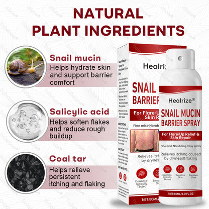 🚀Healrize® Snail Mucin Barrier Spray for Flare-Up Relief & Skin Repair