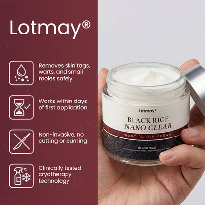 🔥𝙎𝙥𝙚𝙘𝙞𝙖𝙡 𝙋𝙧𝙤𝙢𝙤𝙩𝙞𝙤𝙣 | Lotmay® BlackRice Nano Clear Wart Repair Cream