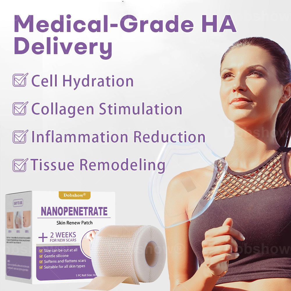 ✅ Complete skin confidence starts here Dobshow® NanoPenetrate Skin Renew Patch ✴️ Effective for all types of scars, stretch marks, blemishes, keloids, keratosis, acne, burns, warts, skin growths, and varicose veins.