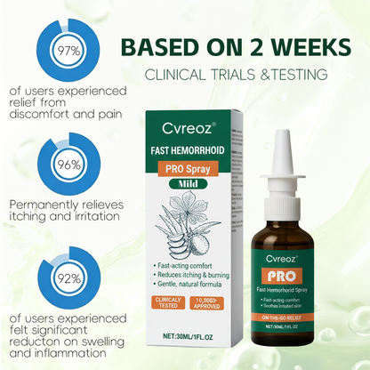 Cvreoz® Fast Hemorrhoid PRO Spray