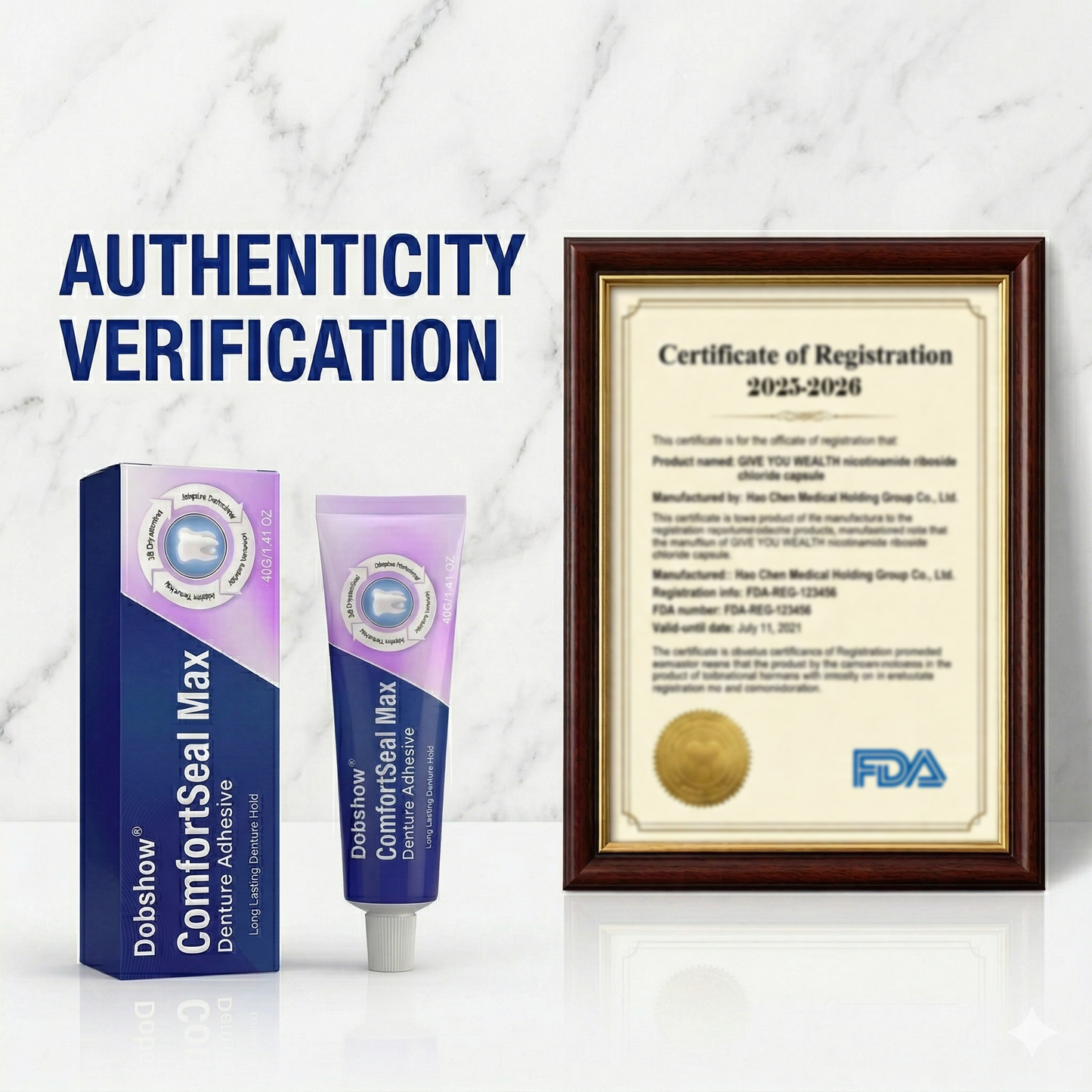 🔥𝙇𝙞𝙢𝙞𝙩𝙚𝙙-𝙏𝙞𝙢𝙚 𝙊𝙛𝙛𝙚𝙧| Dobshow® ComfortSeal Max Denture Adhesive