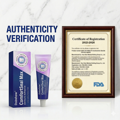 🔥𝙇𝙞𝙢𝙞𝙩𝙚𝙙-𝙏𝙞𝙢𝙚 𝙊𝙛𝙛𝙚𝙧| Dobshow® ComfortSeal Max Denture Adhesive