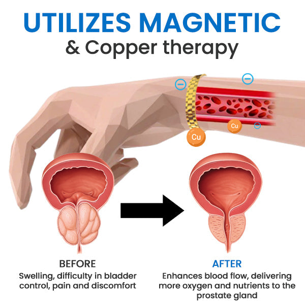 AEXZR™ Magnetic Copper Prostate Band