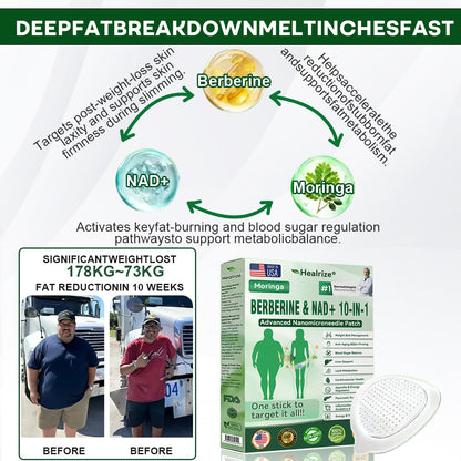 🇺🇸 𝐎𝐟𝐟𝐢𝐜𝐢𝐚𝐥 𝐔𝐒 𝐒𝐭𝐨𝐫𝐞 | 🧑‍⚕️🩺 𝐇𝐞𝐚𝐥𝐫𝐢𝐳𝐞® Moringa · Berberine × NAD+ 𝟏𝟎-𝐢𝐧-𝟏 𝐀𝐝𝐯𝐚𝐧𝐜𝐞𝐝 𝐍𝐚𝐧𝐨 𝐌𝐢𝐜𝐫𝐨𝐧𝐞𝐞𝐝𝐥𝐞 𝐏𝐚𝐭𝐜𝐡 — 𝐎𝐧𝐜𝐞 𝐃𝐚𝐢𝐥𝐲, 𝐕𝐢𝐬𝐢𝐛𝐥𝐞 𝐑𝐞𝐬𝐮𝐥𝐭𝐬 𝐢𝐧 𝟕 𝐃𝐚𝐲𝐬