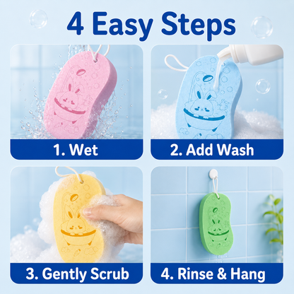MCOIKY® Kids Bath Scrub Buddy