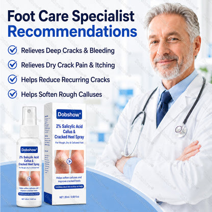 Dobshow® 2% Salicylic Acid Callus & Cracked Heel Spray