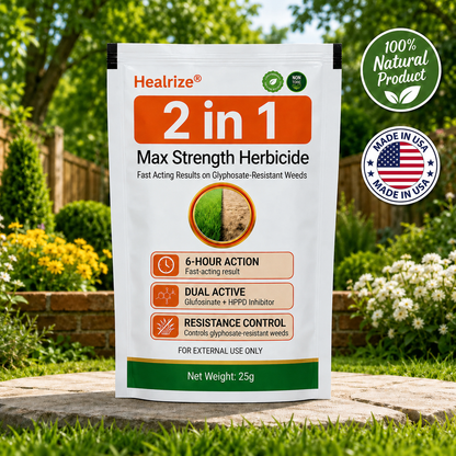 Healrize® 2-in-1 Max Strength Herbicide: Fast Acting Results on Glyphosate-Resistant Weeds