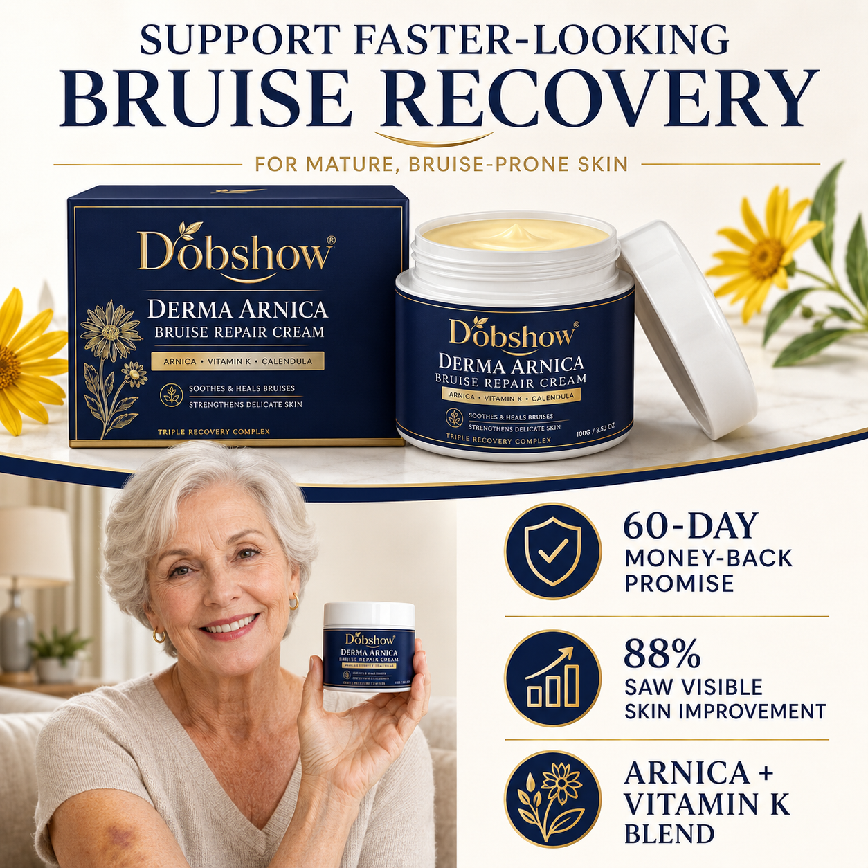 Dobshow® Derma Arnica Bruise Repair Cream