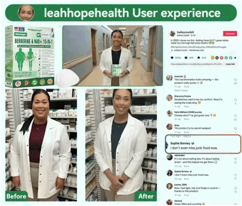 🇺🇸 𝐎𝐟𝐟𝐢𝐜𝐢𝐚𝐥 𝐔𝐒 𝐒𝐭𝐨𝐫𝐞 | 🧑‍⚕️🩺 𝐇𝐞𝐚𝐥𝐫𝐢𝐳𝐞® Moringa · Berberine × NAD+ 𝟏𝟎-𝐢𝐧-𝟏 𝐀𝐝𝐯𝐚𝐧𝐜𝐞𝐝 𝐍𝐚𝐧𝐨 𝐌𝐢𝐜𝐫𝐨𝐧𝐞𝐞𝐝𝐥𝐞 𝐏𝐚𝐭𝐜𝐡 — 𝐎𝐧𝐜𝐞 𝐃𝐚𝐢𝐥𝐲, 𝐕𝐢𝐬𝐢𝐛𝐥𝐞 𝐑𝐞𝐬𝐮𝐥𝐭𝐬 𝐢𝐧 𝟕 𝐃𝐚𝐲𝐬