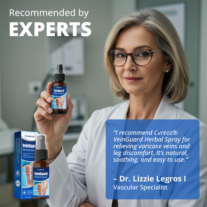 Cvreoz® VeinGuard Herbal Spray-Visible Results in 7 Days or Less. No Pills. No Pain. 💪