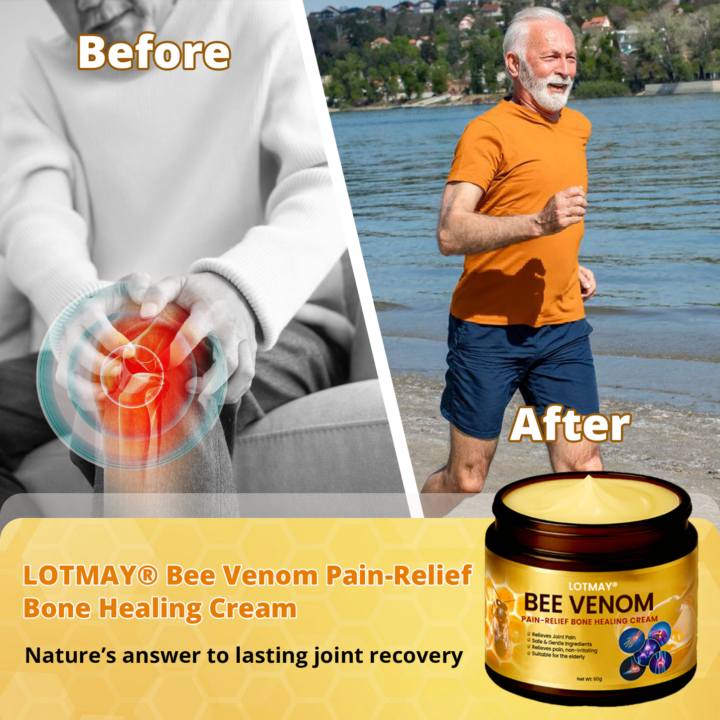 LOTMAY® Bee Venom Pain-Relief Bone Healing Cream