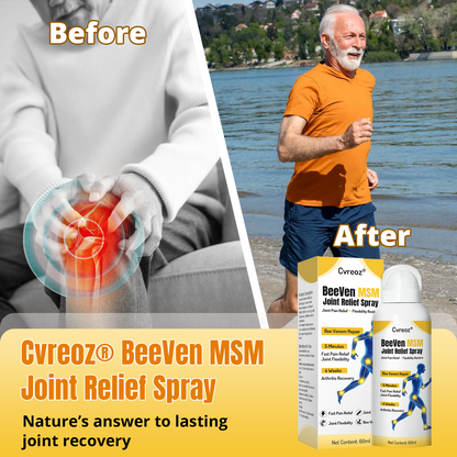 Cvreoz® BeeVen MSM Joint Relief Spray– Gentle Care for Aging Joints🎉