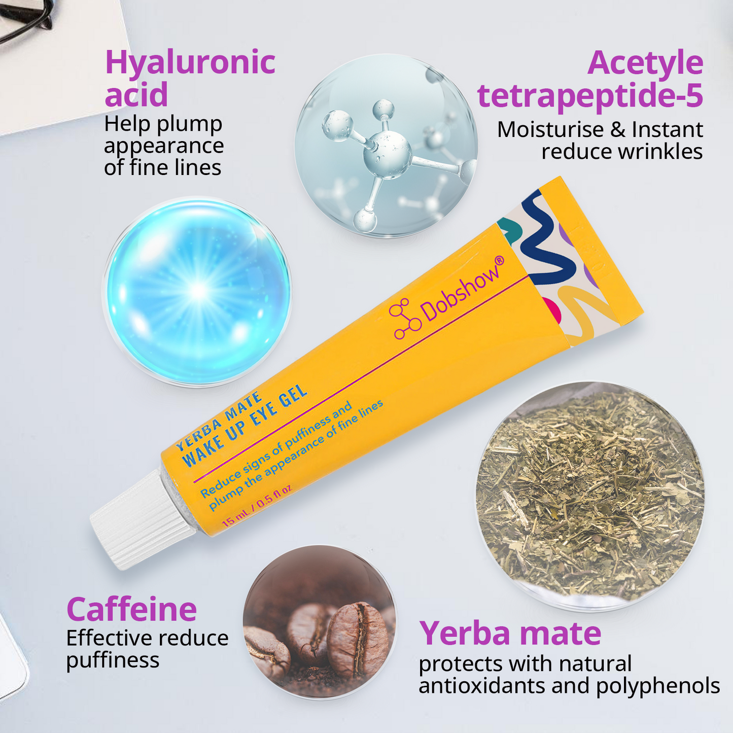 ~Dobshѳw® Yerba Mate Wake Up Eye Gel