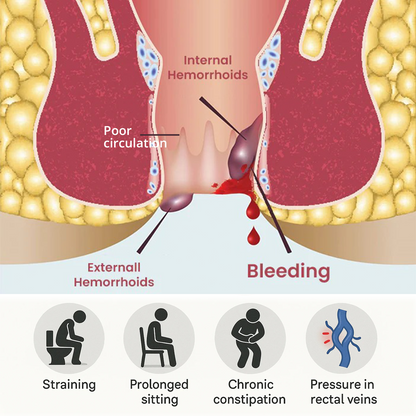 Croaie® Bee Venom Hemorrhoid Spray for Skin, Topical Anesthetic Postpartum Hemorrhoid Treatment with Phenylephrine for Local and Anorectal Uses