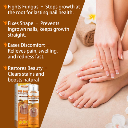 Cvreoz® Bee Venom Nail Repair Spray – Clinically Inspired Relief for Fungal & Damaged Nails👨‍⚕️