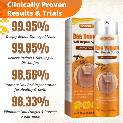 Cvreoz® Bee Venom Nail Repair Spray – Clinically Inspired Relief for Fungal & Damaged Nails👨‍⚕️