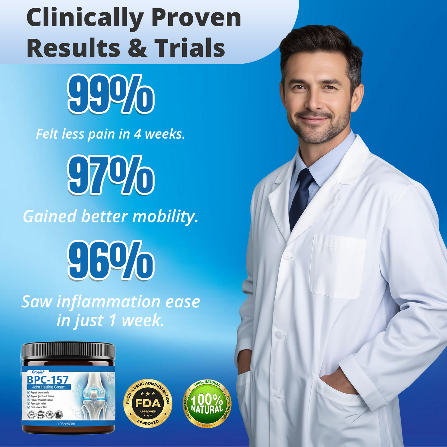 🔥HOT SALE 2025🔥 Croaie® BPC-157 Joint Healing Cream